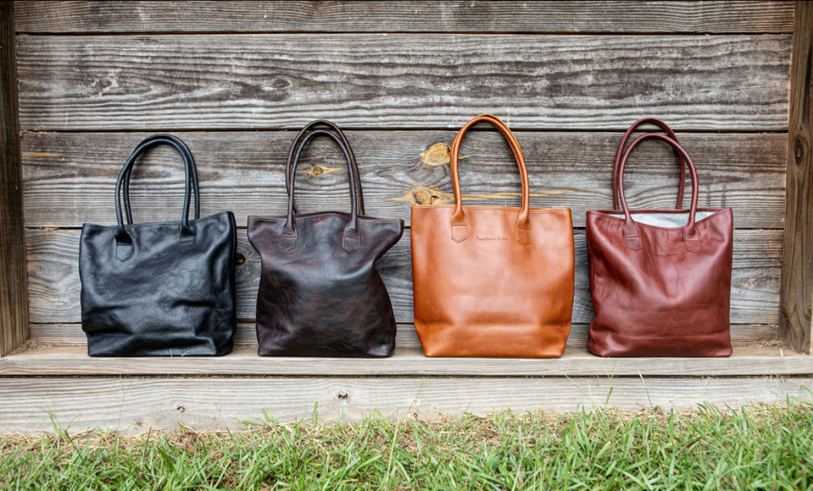 Petite Wellington Tote - Oxblood