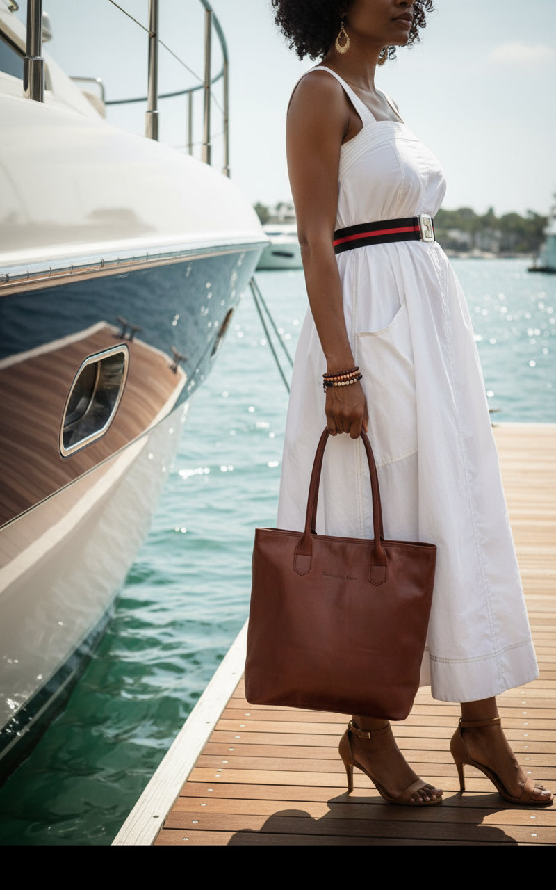 Petite Wellington Tote - Oxblood