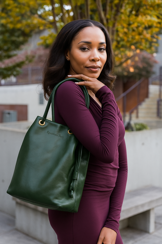 Camden Bucket bag - Hunter Green