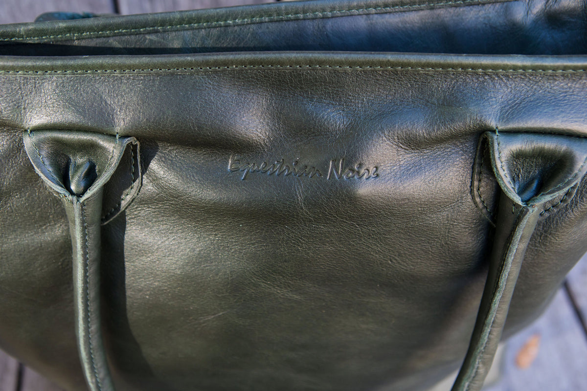Petite Wellington Tote - Hunter Green