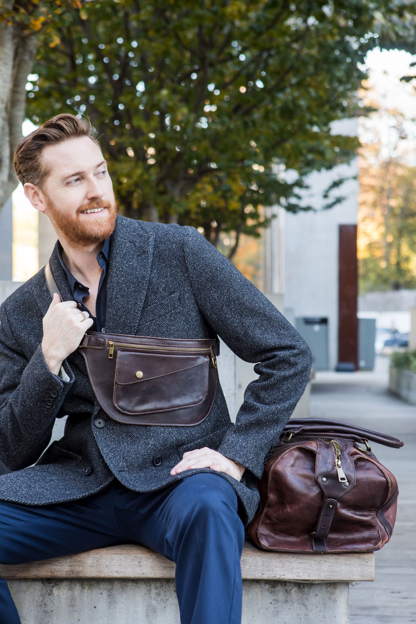 Aiken Weekender Bag - Double Chocolate