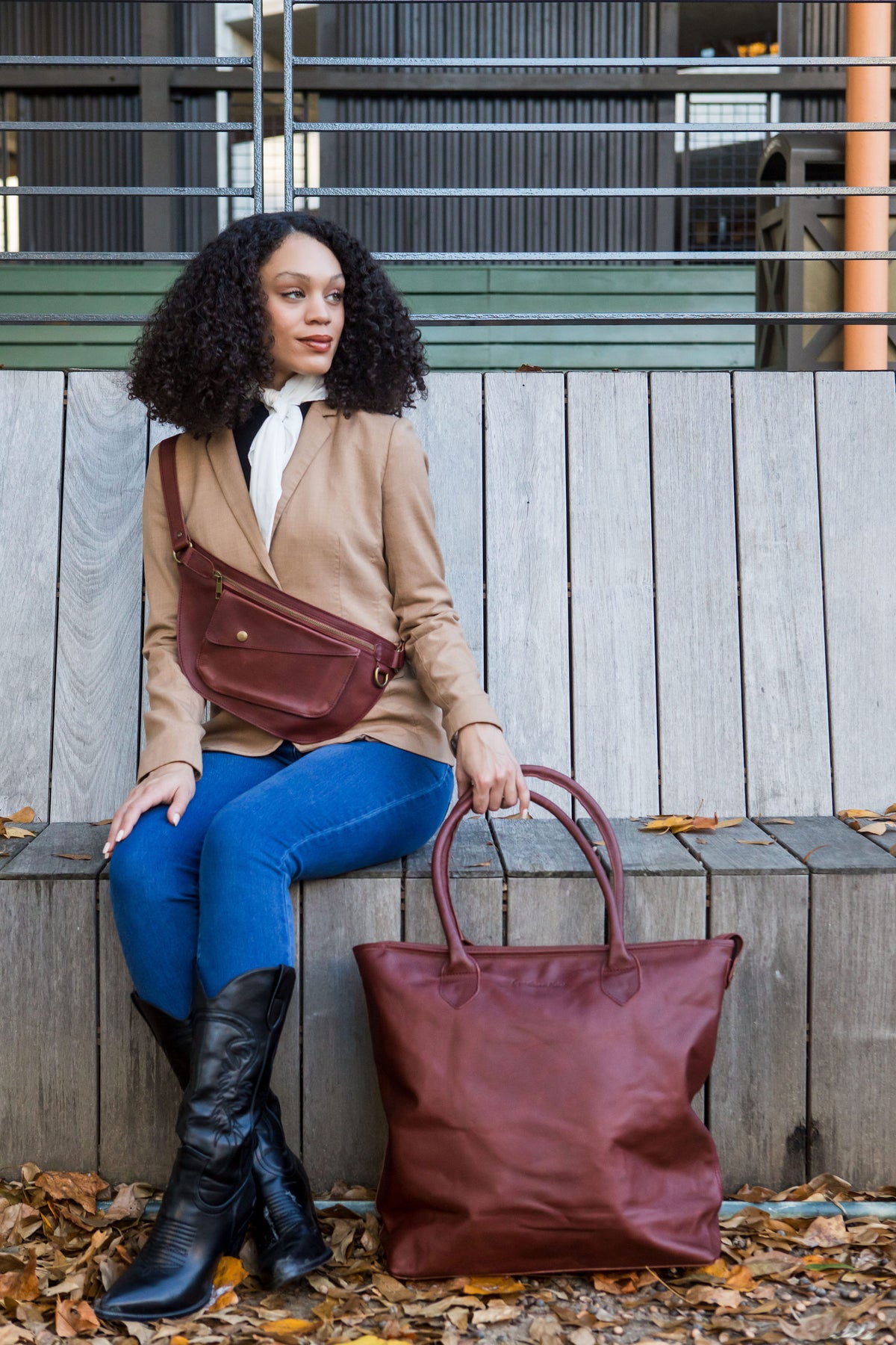 Wellington Tote - Oxblood