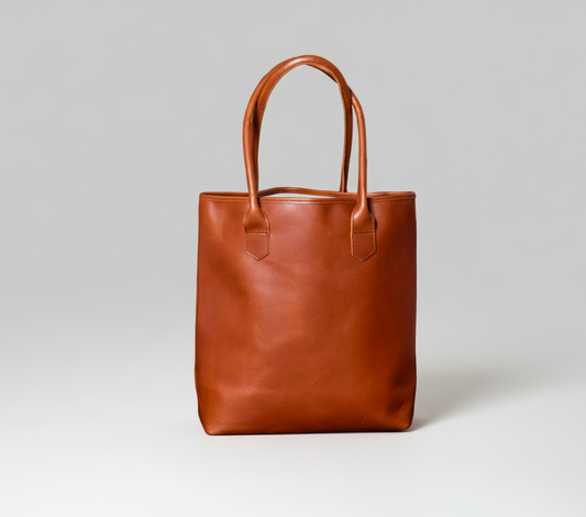Petite Wellington Tote - Cognac