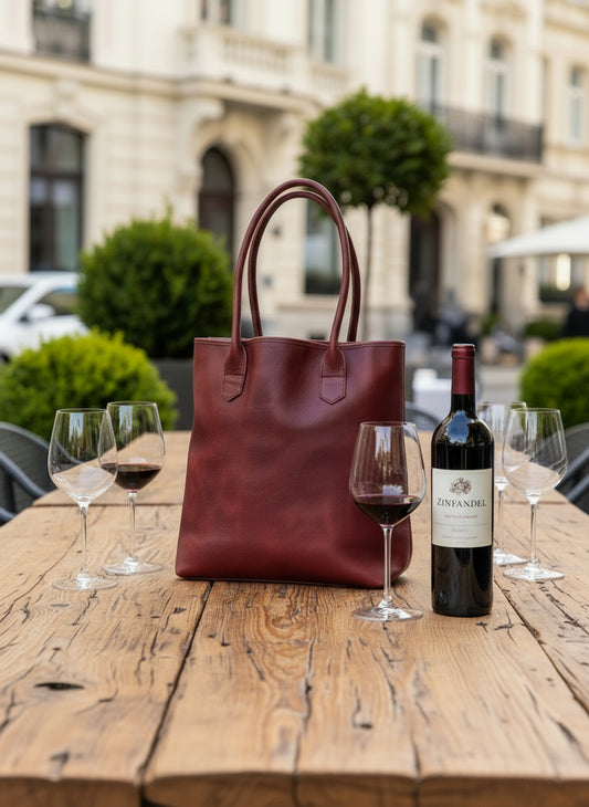 Petite Wellington Tote - Oxblood