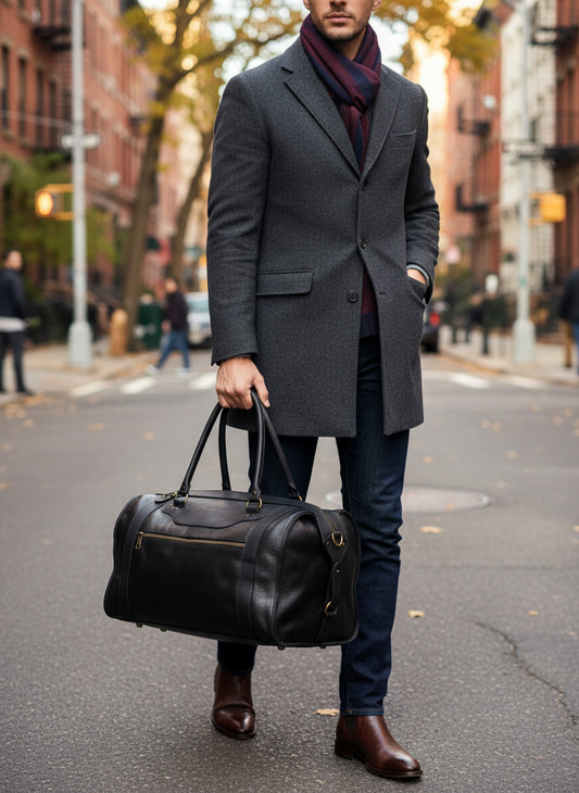 aiken weekender bag in noire