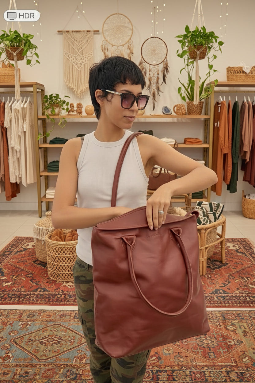 Wellington Tote - Oxblood