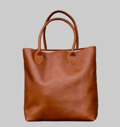 XL tote bag in Cognac