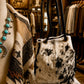 Camden Bucket bag - Black & White Hair On