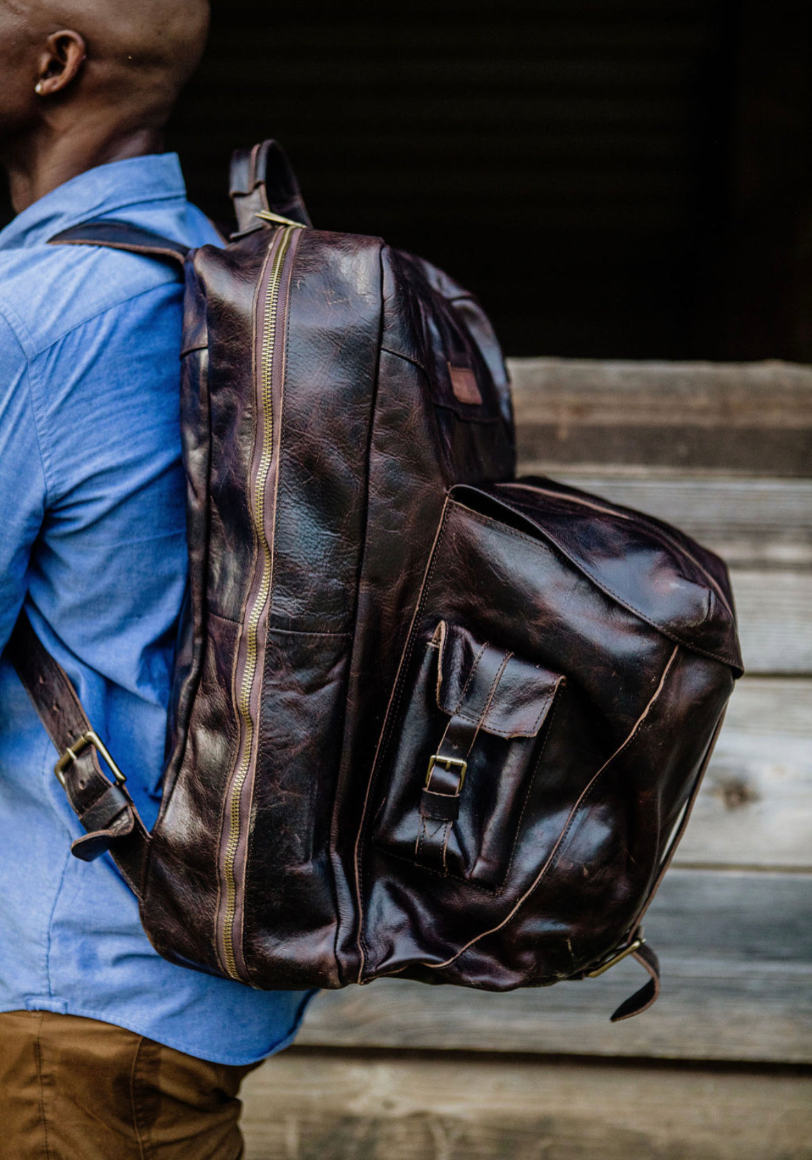 carryall leather backpack Equestrian boot bag – EquestrianNoire