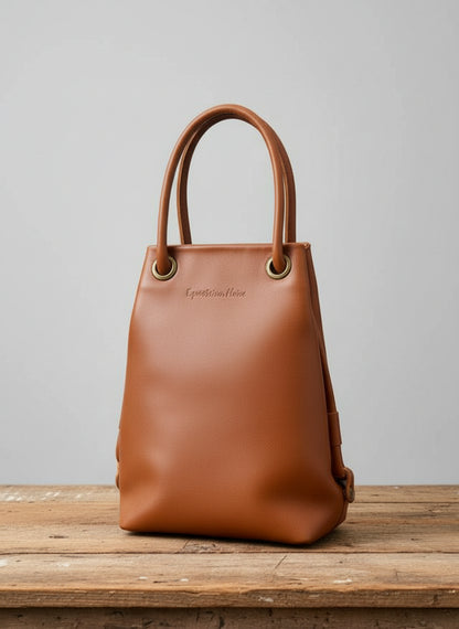 Camden bucket bag in Cognac