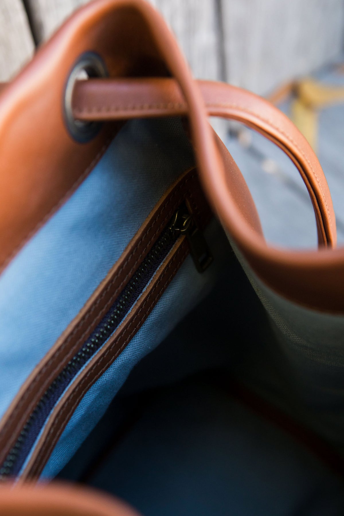 Camden Bucket bag - Cognac