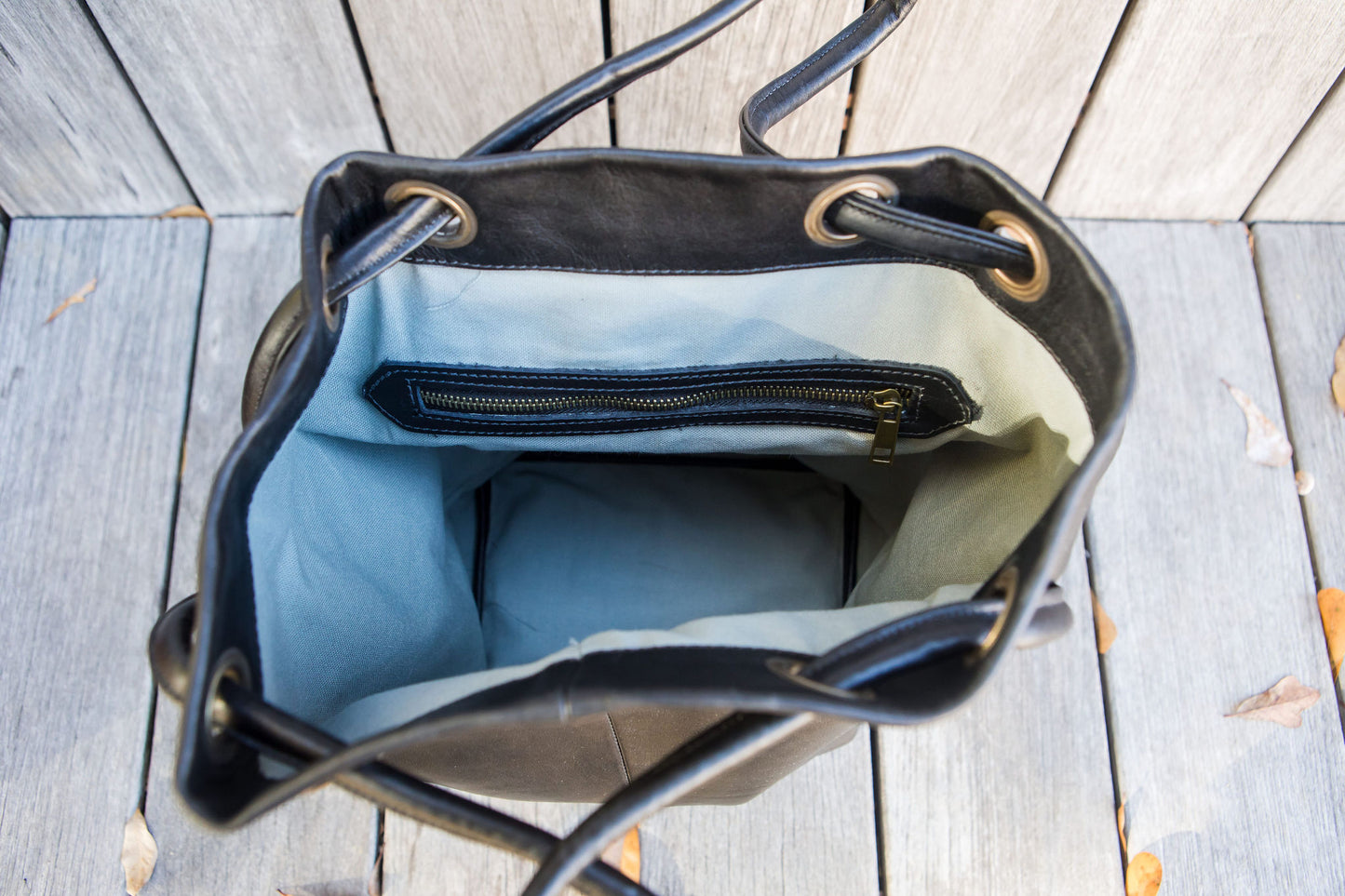 Camden Bucket bag - Noire