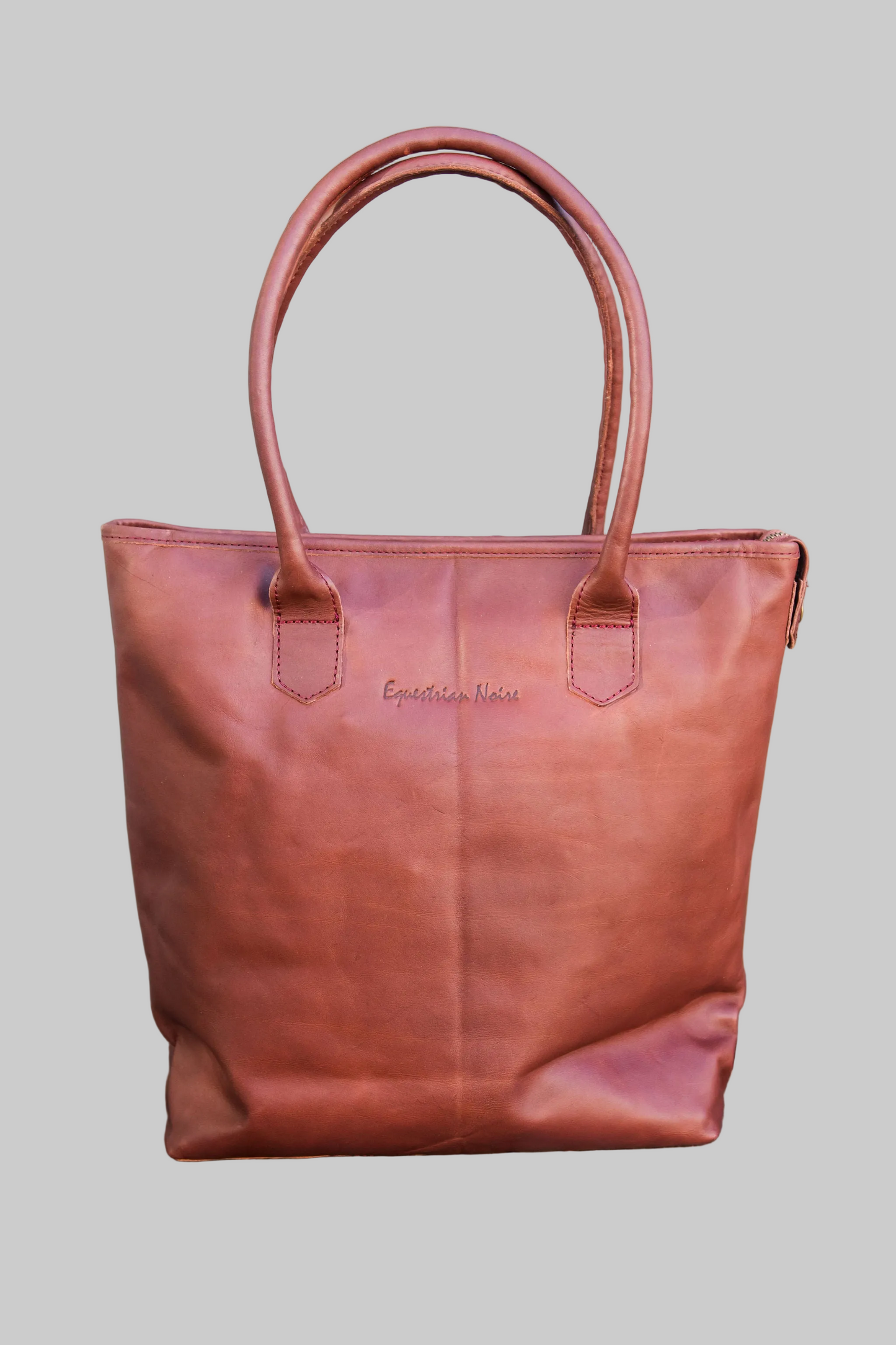 Petite Wellington Tote - Oxblood