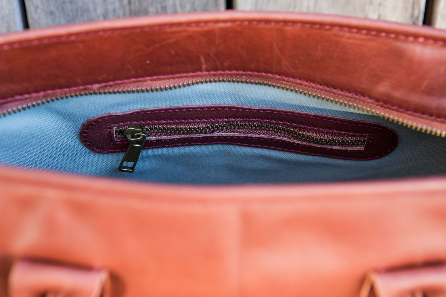 Wellington Tote - Oxblood