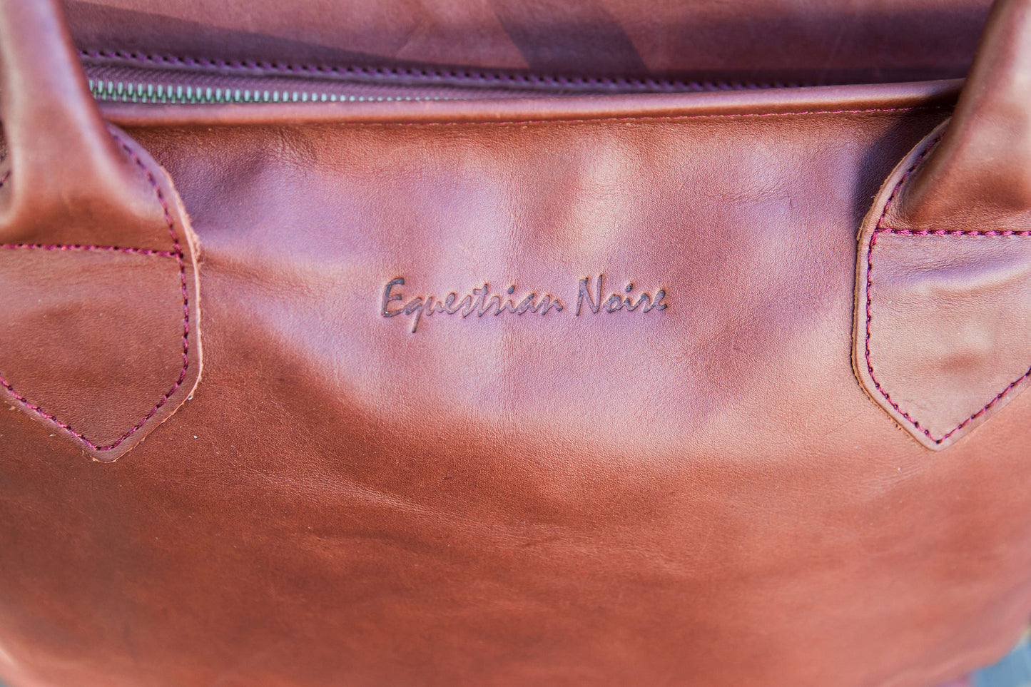 Petite Wellington Tote - Oxblood