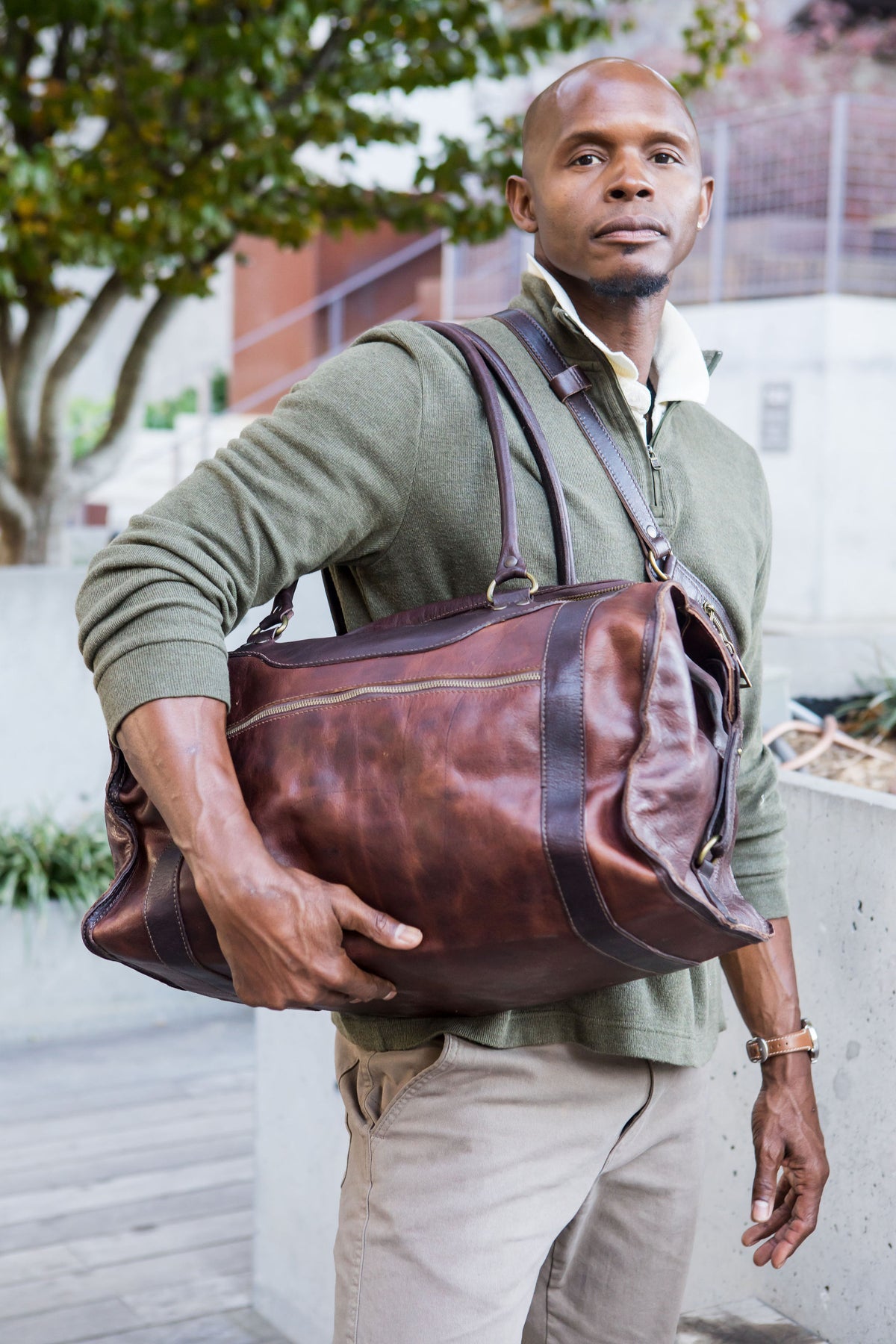 Aiken Weekender Bag - Double Chocolate