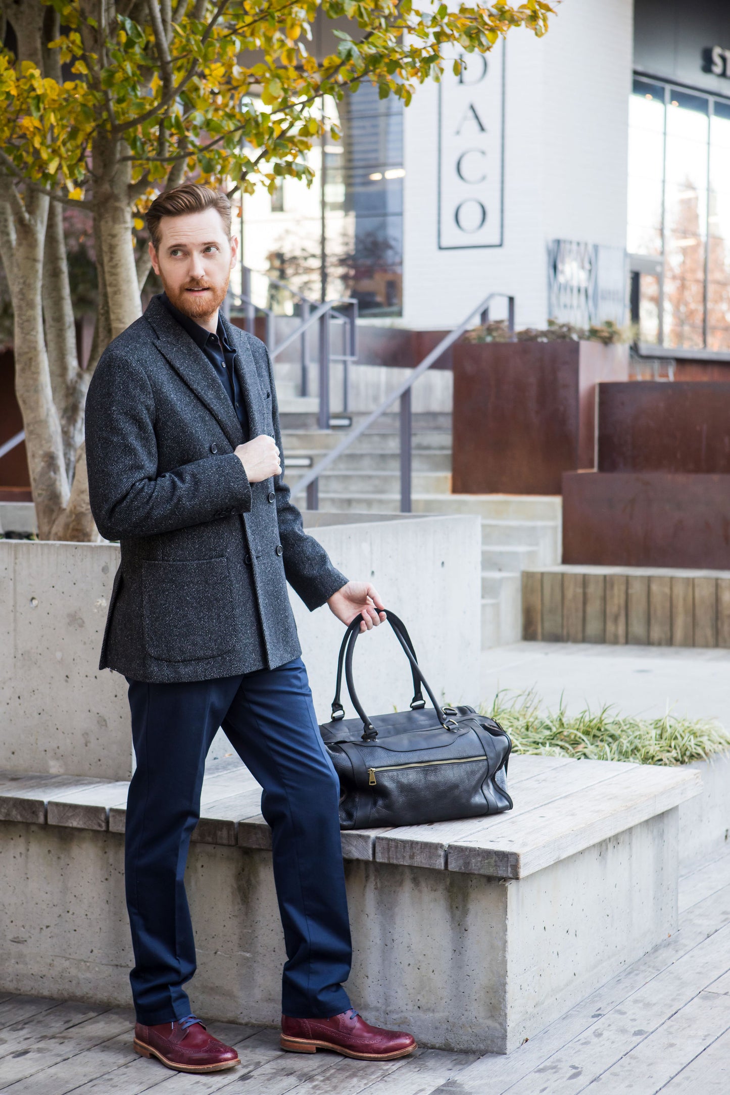 Aiken Weekender Bag - Noire on Noire