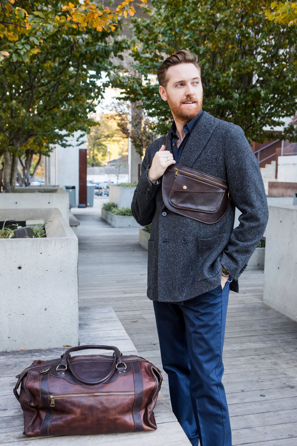 Aiken Weekender Bag - Double Chocolate