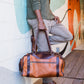Aiken Weekender Bag - Chocolate & Cognac