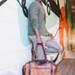 Aiken Weekender Bag - Chocolate & Cognac