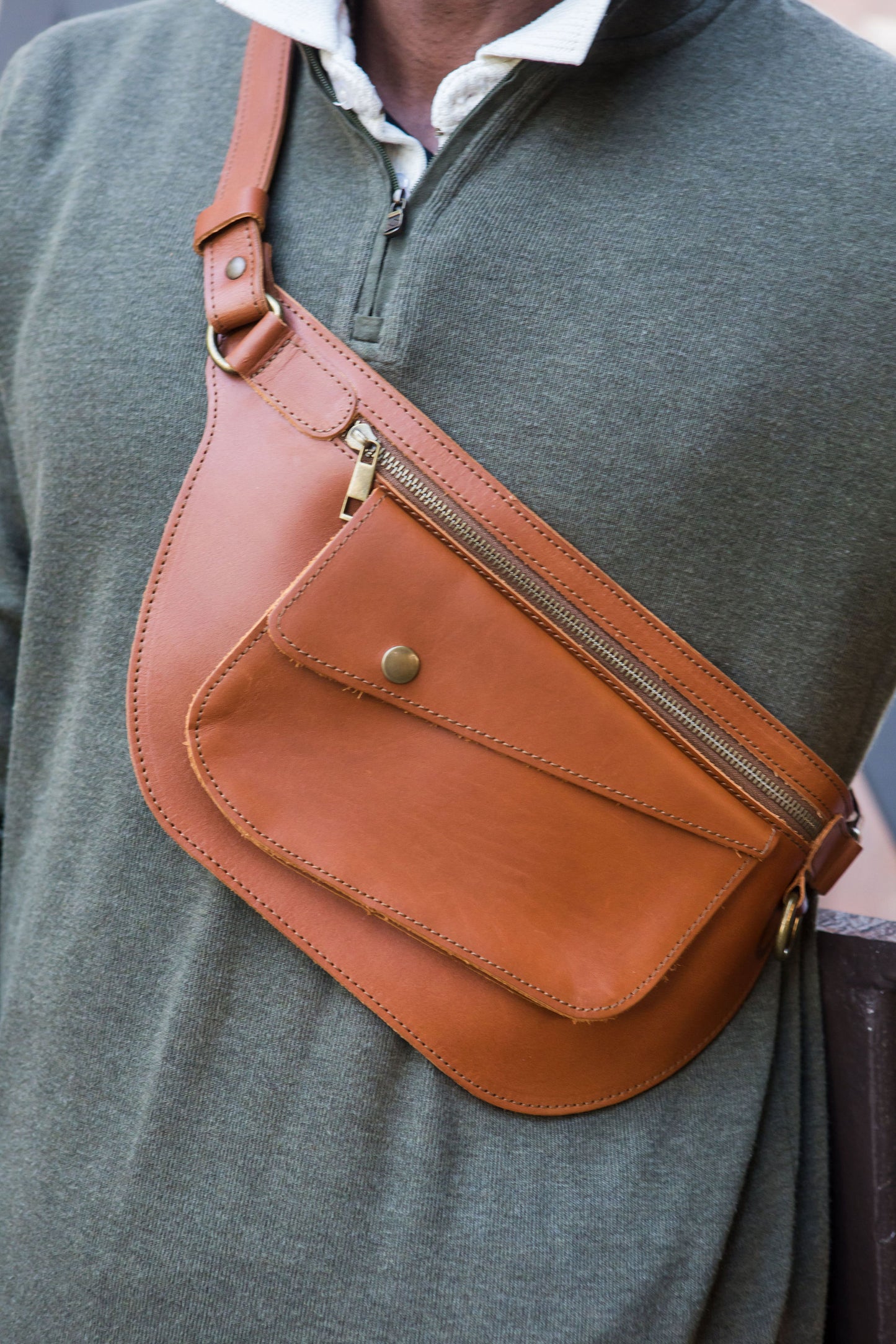 Bandera Bandolier Bag - Cognac