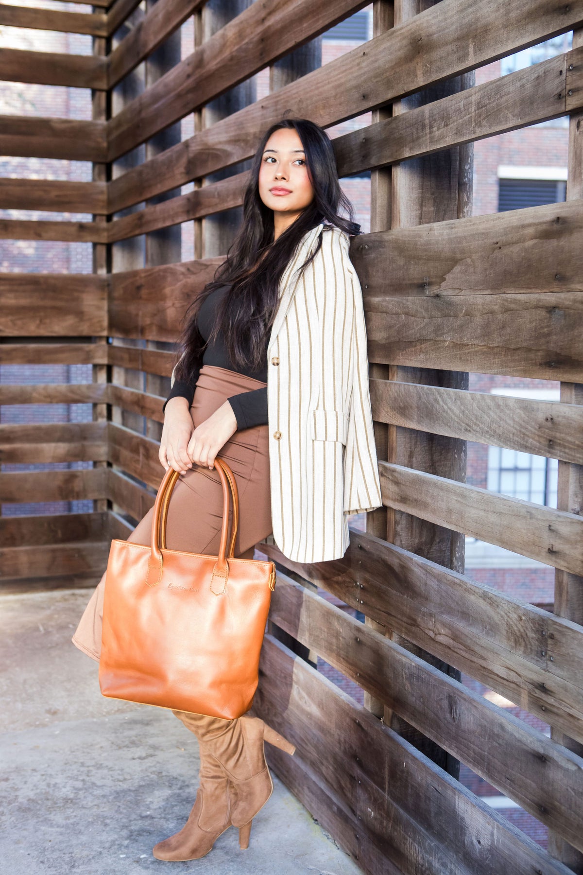 Wellington Tote - Cognac