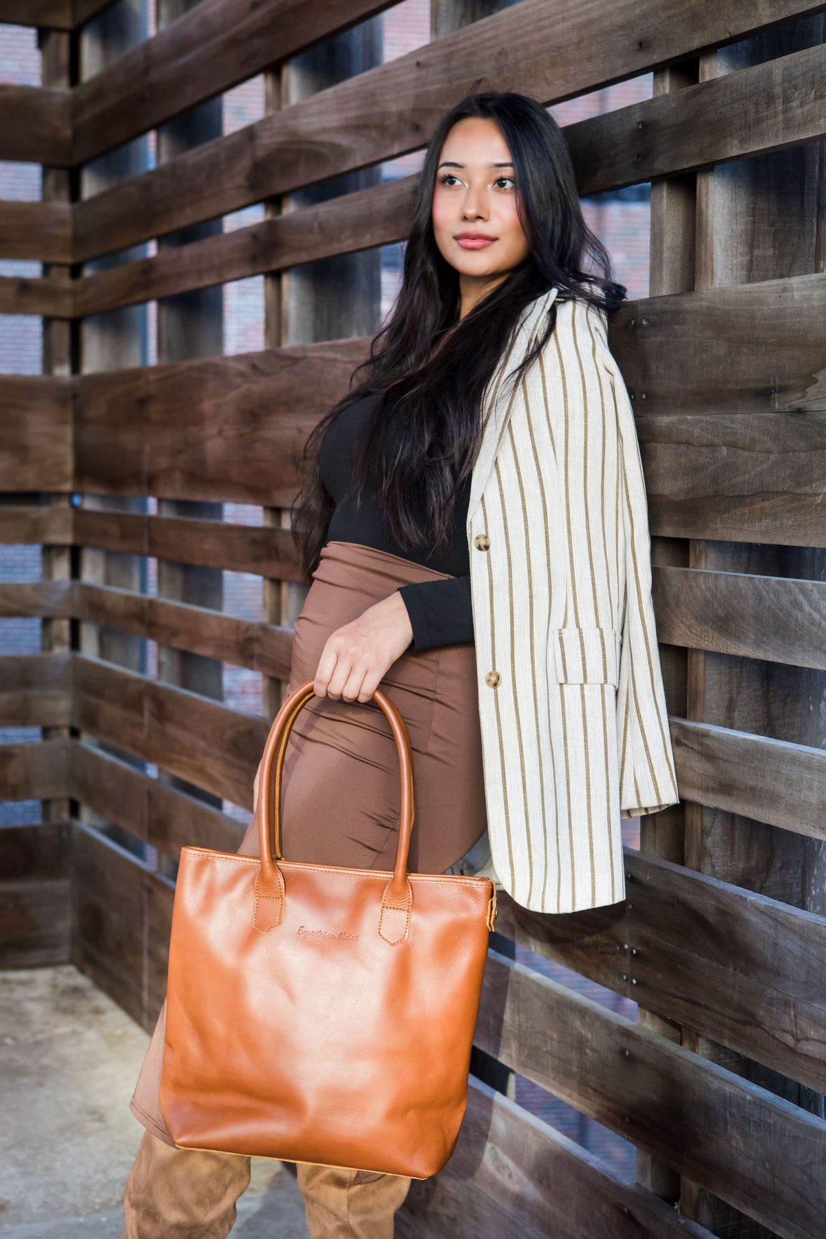 Wellington Tote - Cognac