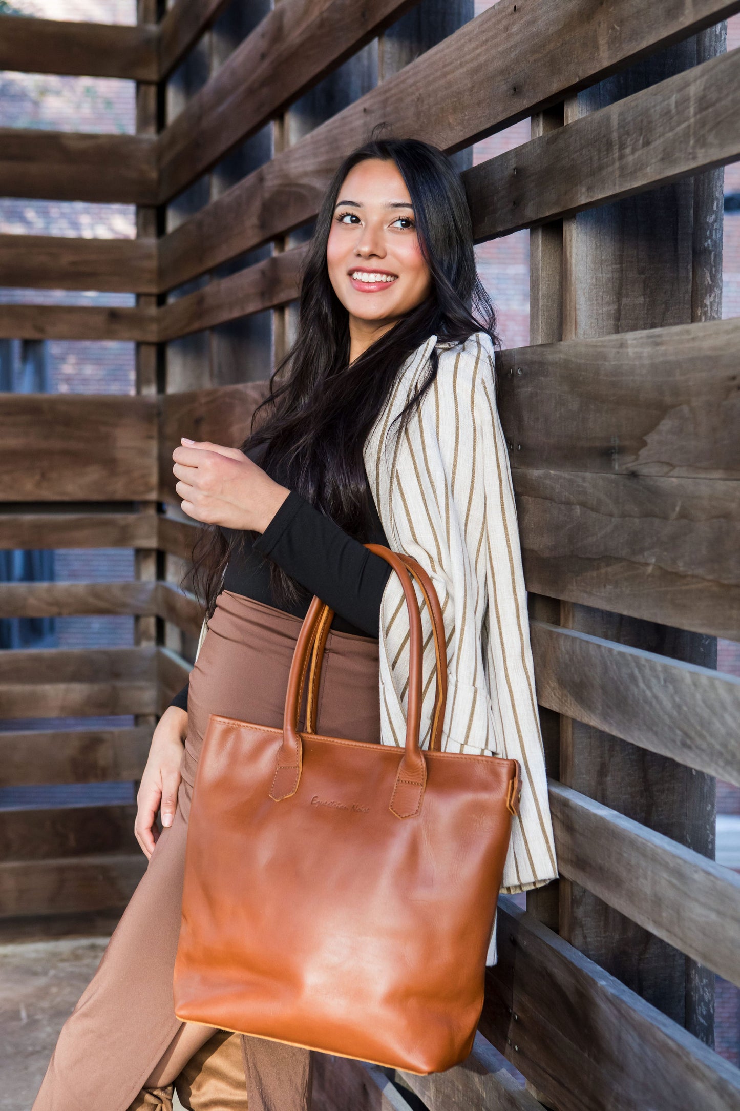 Wellington Tote - Cognac