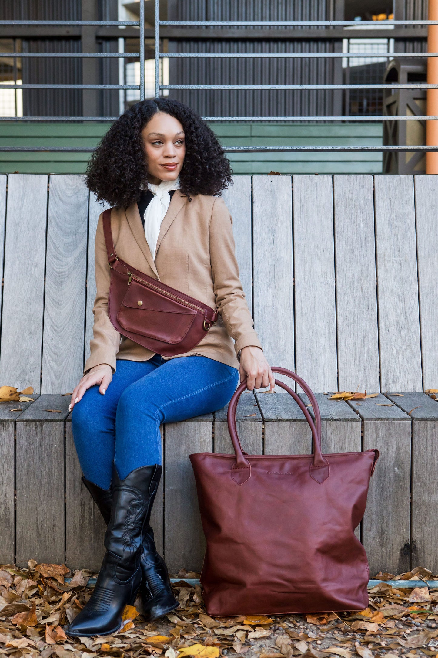 Wellington Tote - Oxblood