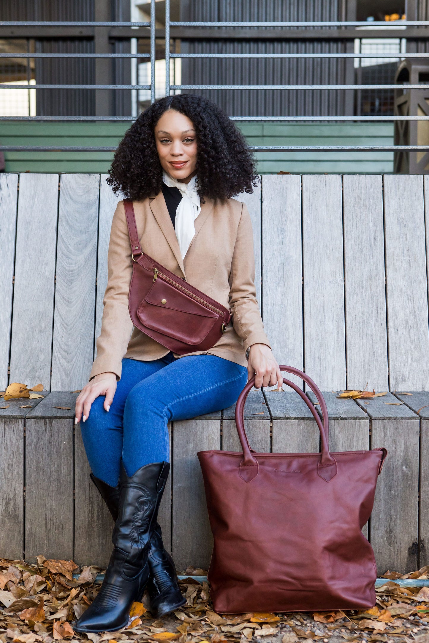 Wellington Tote - Oxblood