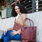 Petite Wellington Tote - Oxblood