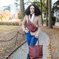 Petite Wellington Tote - Oxblood