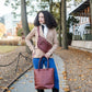 Petite Wellington Tote - Oxblood