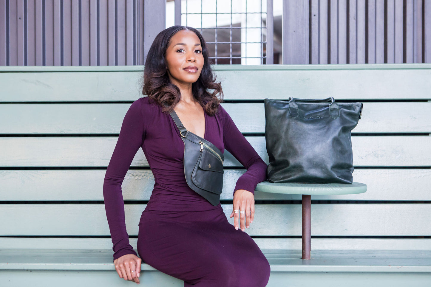 Petite Wellington Tote - Hunter Green