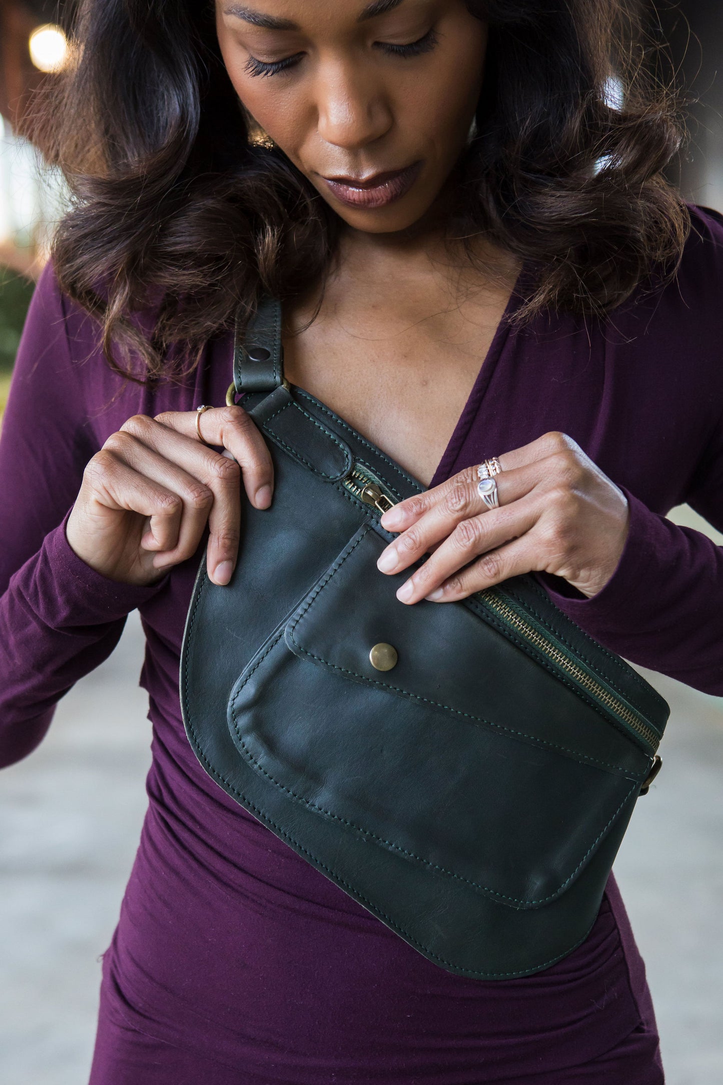 Bandera Bandolier Bag - Hunter Green