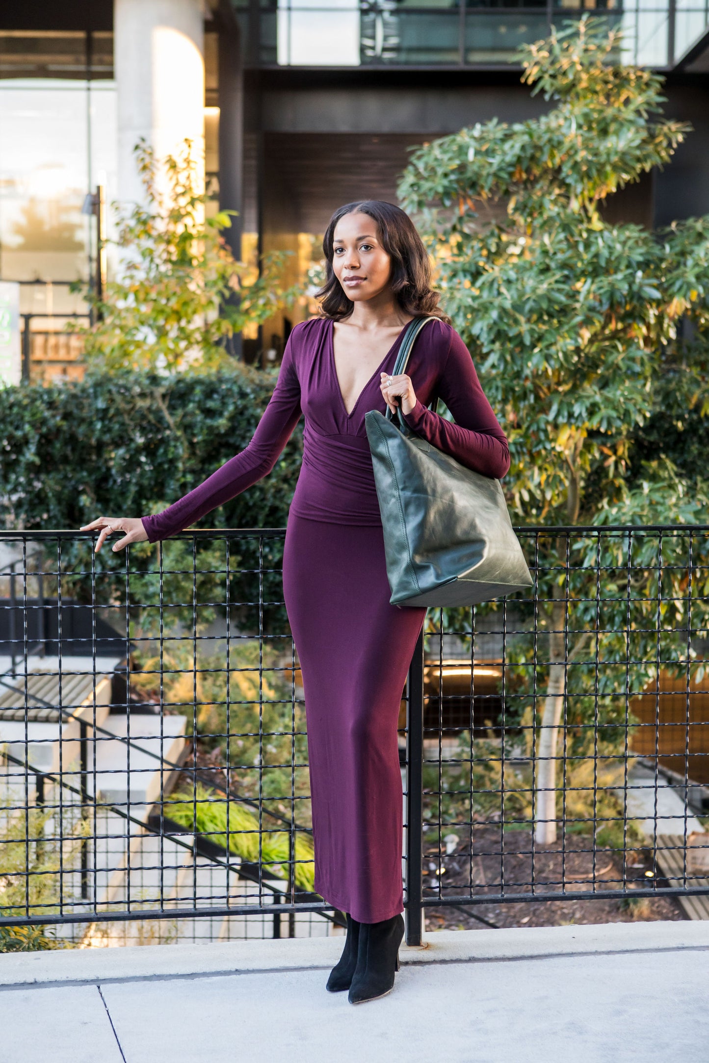 Wellington Tote - Hunter Green