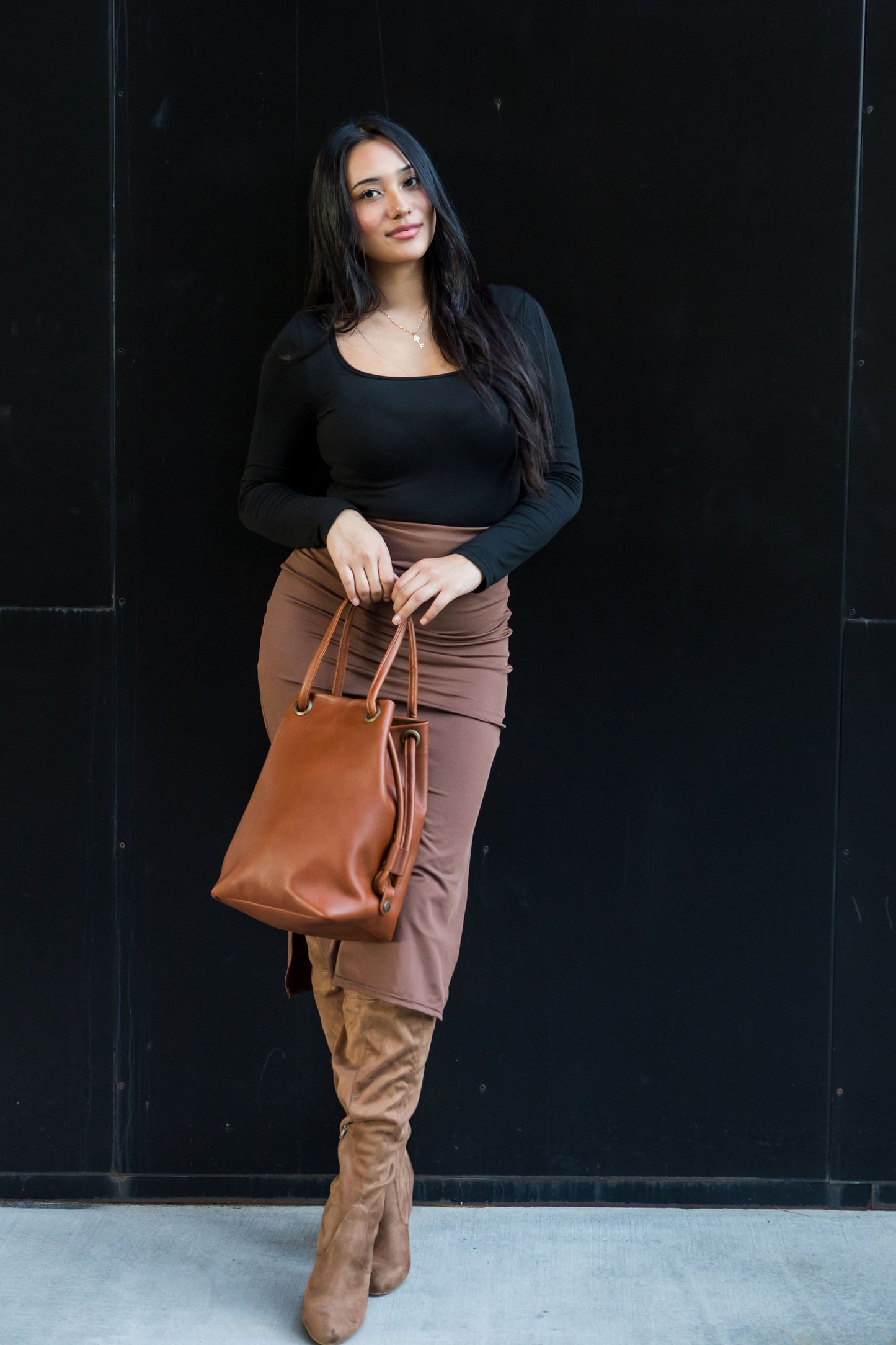 Camden Bucket bag - Cognac