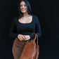 Camden Bucket bag - Cognac