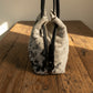 Camden Bucket bag - Black & White Hair On