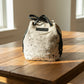 Camden Bucket bag - Black & White Hair On