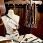 Bandera Bandolier Bag - Hair On Brown & White