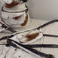 Bandera Bandolier Bag - Hair On Brown & White