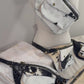 Bandera Bandolier Bag - Hair On Black & White